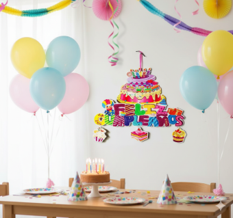 cartel feliz cumpleaños